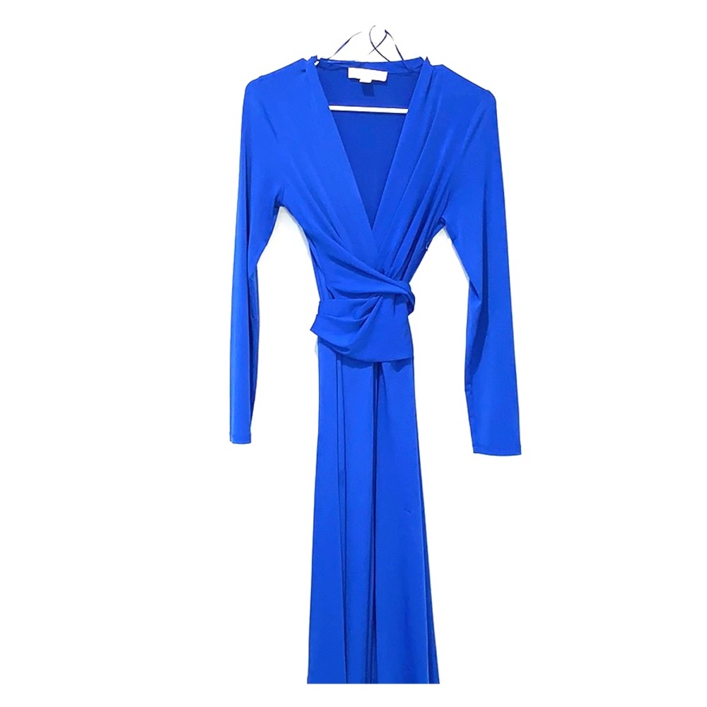 Micheal by Micheal Kors blue wrap dress size 4